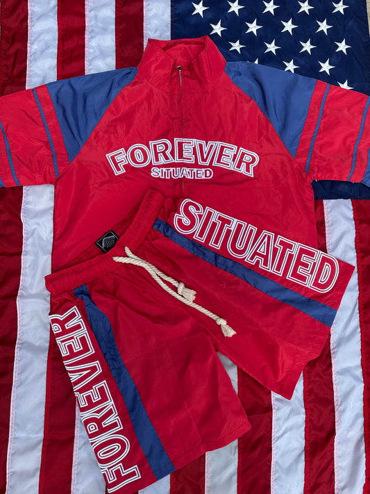 FS SHORT SET RED