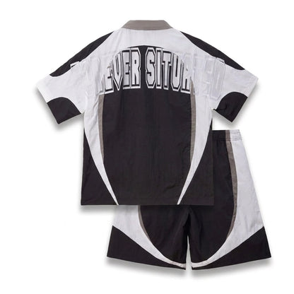 Situated Black Nylon Reflective Set